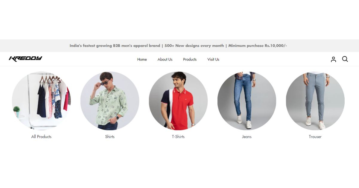 Kreddy Brands Lets Retailers Dealing In Men’s Apparel Breathe A Sigh Of Relief By Helping Them Make Wholesale Purchases Online
